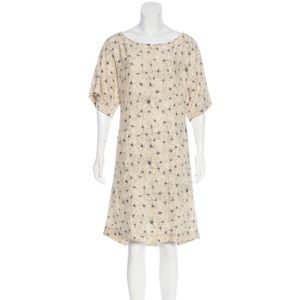 Elizabeth & James Cowl Back Silk Dress - SMALL